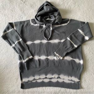 Pure Navy Tie Dye Hoodie Sweater